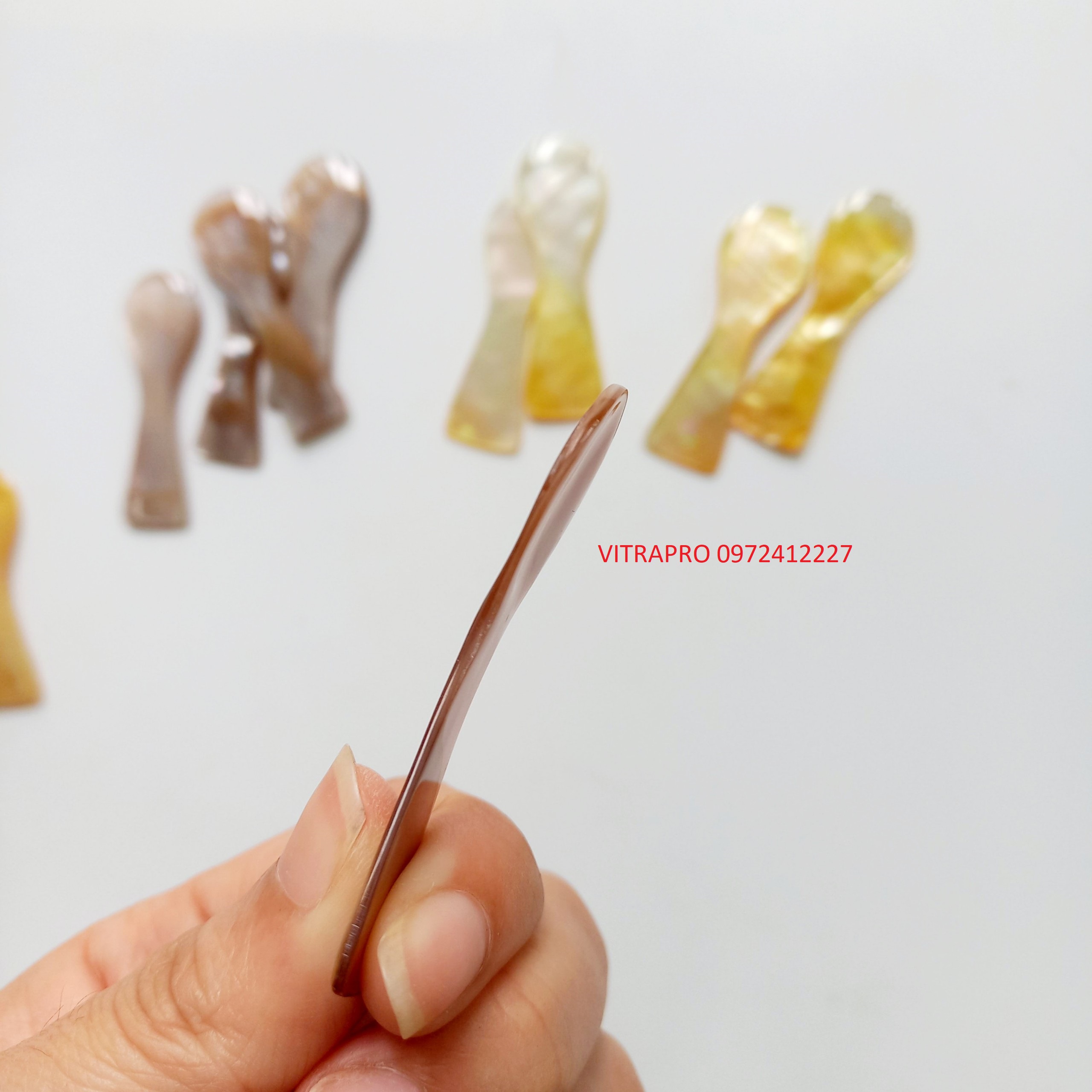 Thìa Trai Mini Xinh Xắn Dùng Ăn Trứng Cá Hồi, Sữa Chua, Trang Trí Chụp Ảnh Đẹp Mắt