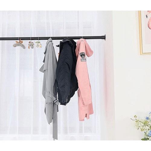 Size dài T7 - Cây treo quần áo gắn tường KHÔNG KHOAN, Thanh treo Đa Năng
