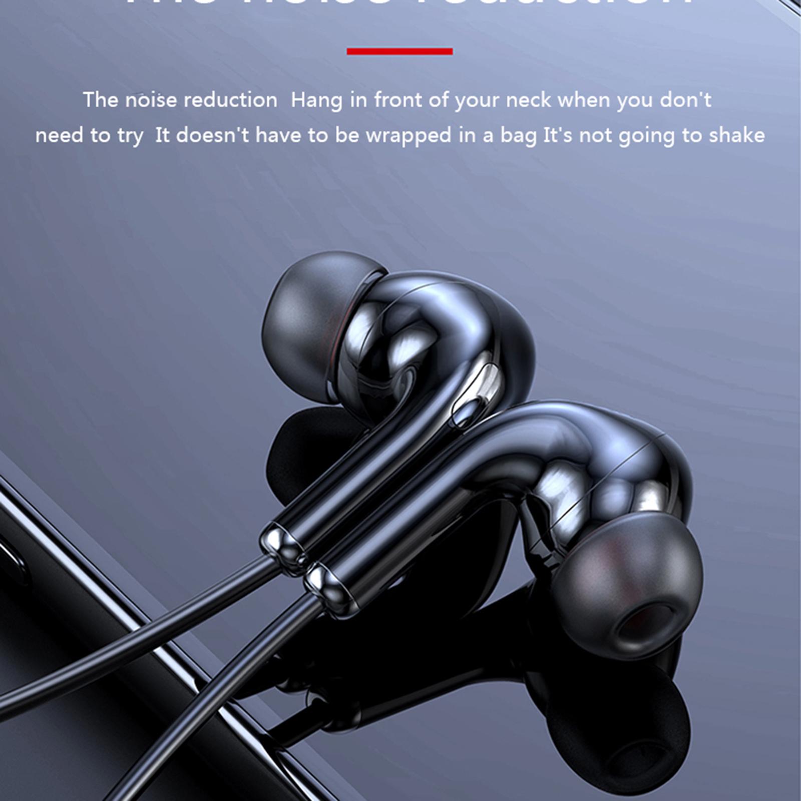 Bluetooth Neckband Headphones Earbuds, Flexible Wireless Bluetooth Headphones with Mic Sports Earbuds for Running
