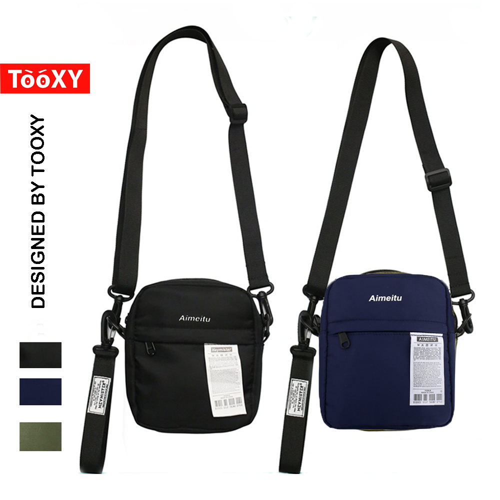 Túi đeo chéo mini tiện lợi - Túi chéo nhỏ gọn vải Canvas cao cấp chống thấm nước unisex nam nữ TX15