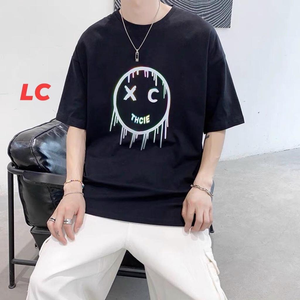 Áo thun phản quang 7 màu in hình icon mặt cười siêu dễ thương chất cotton 4 chiều mịn,Áo Thun MẶT CƯỜI Phản Quang 7 Màu cực đẹp. CHất Cotton siêu co giãn. Cam kết giao đúng loại