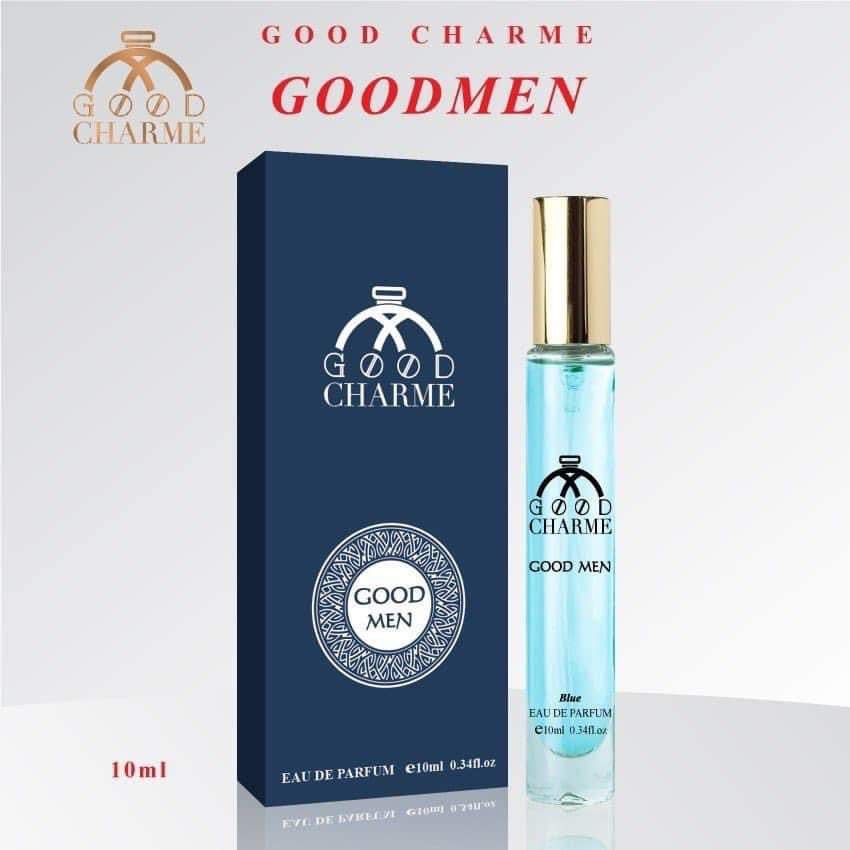 Nước hoa nam cao cấp, Charme Goodmen Xanh, dành cho người đàn ông lịch lãm, lôi cuốn, 10ml