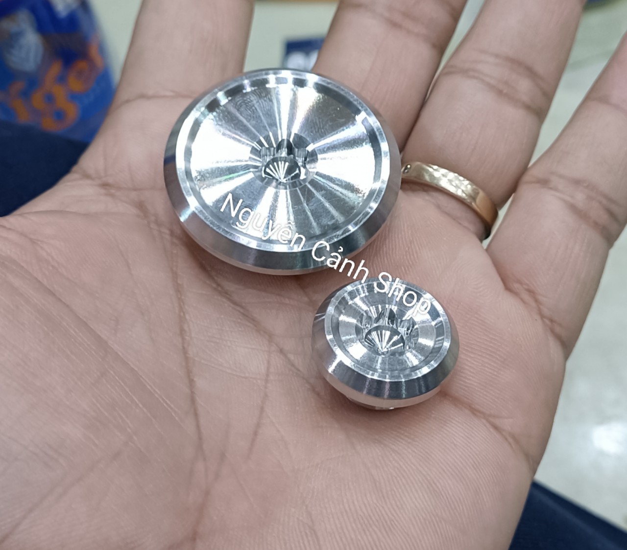 Ốc mâm lửa Wave Dream inox 304 sáng lấp lánh