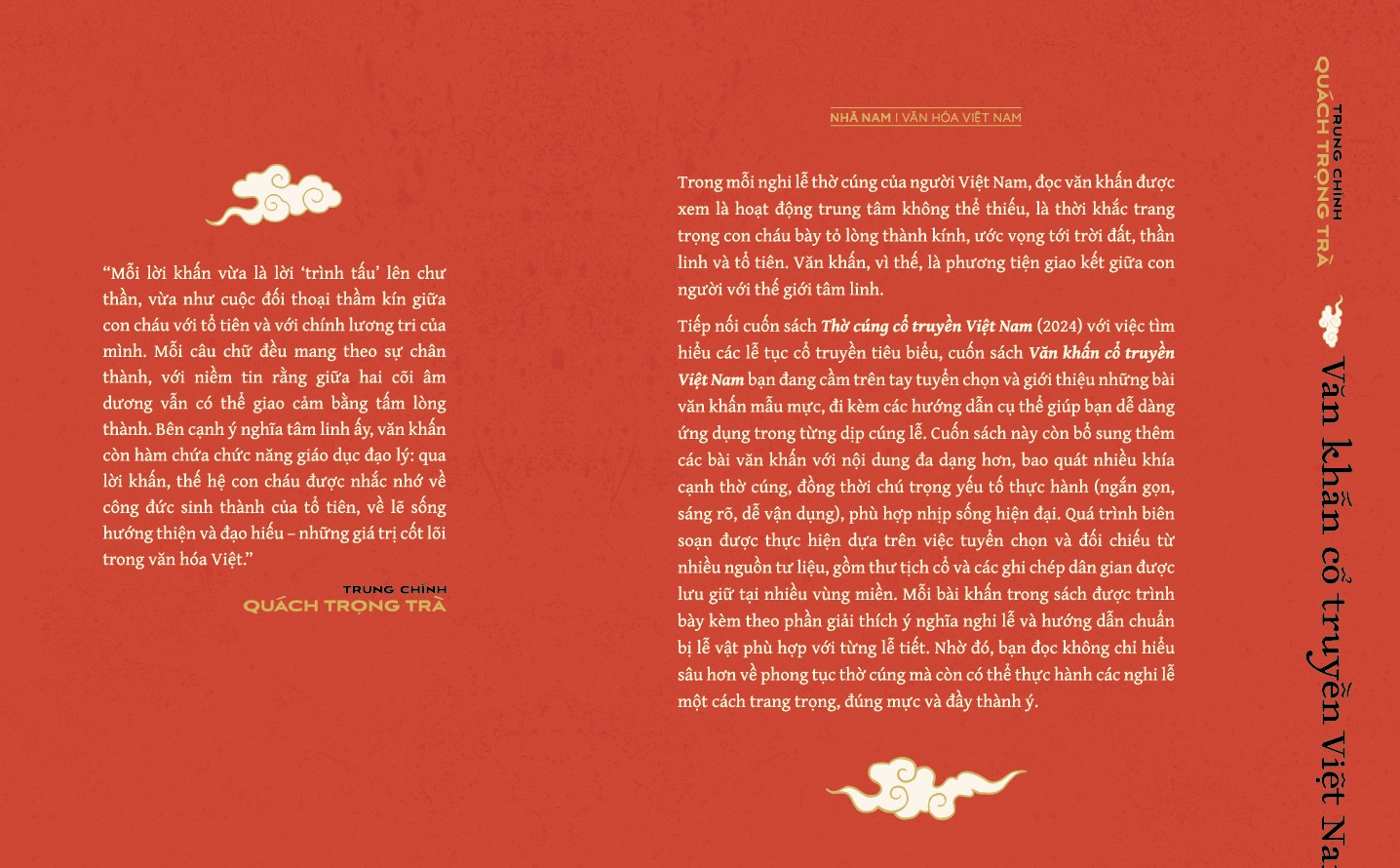 Sách - Văn khấn cổ truyền Việt Nam (Trung Chính Quách Trọng Trà) (Nhã Nam Official)