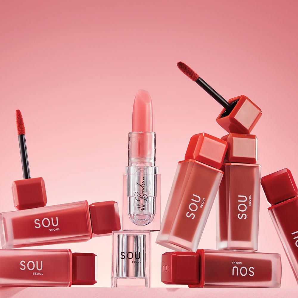 Son Kem SOU - SOU Liptint 7g - Màu 1 hồng đào tươi mới