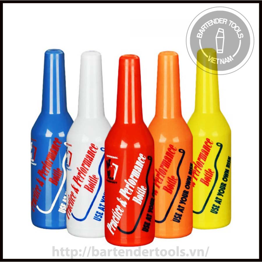 Flair bottles - Chai nhựa tập biểu diễn quầy bar- Dụng cụ bartender