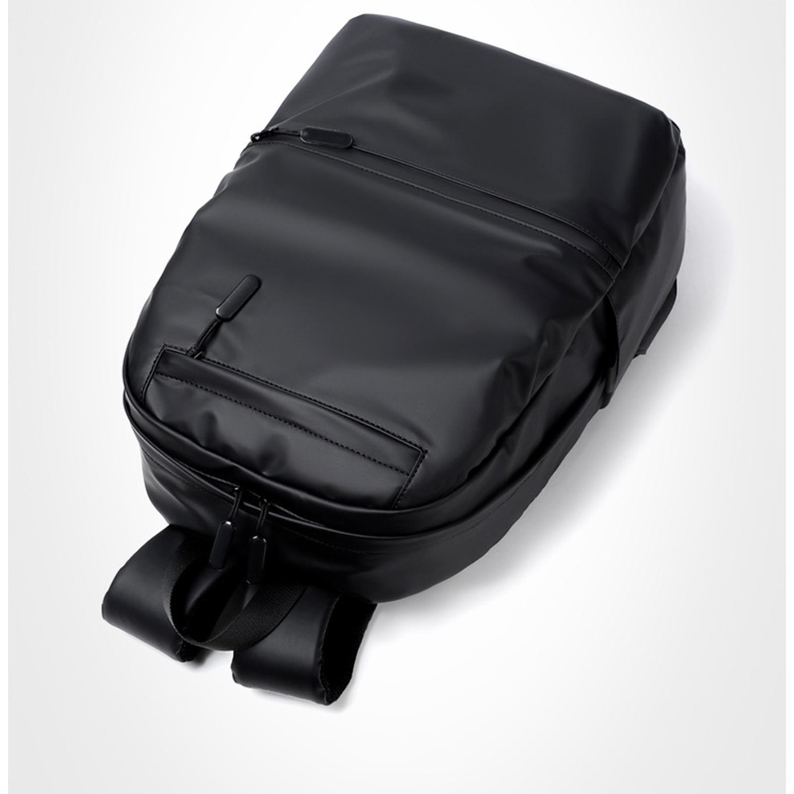 Rucksack Male Portable Large Waterproof Laptop Backpack for Hiking Office Black