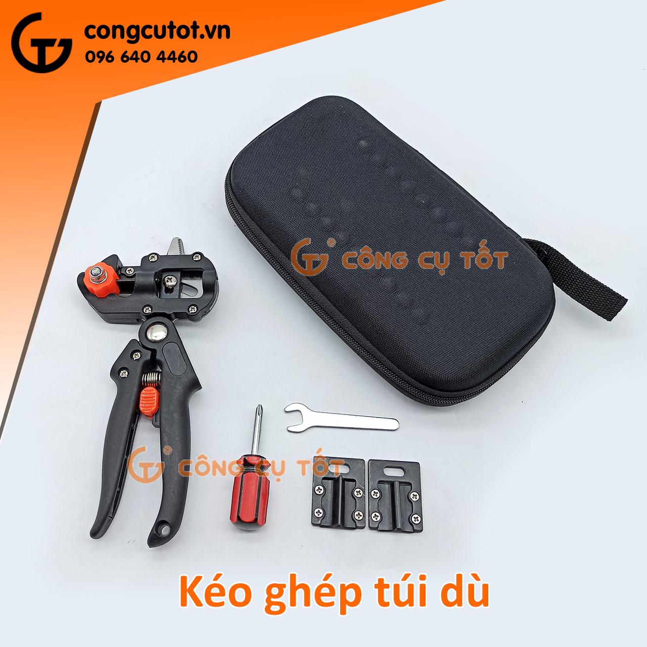 Kéo ghép cây túi dù Đài Loan thép SK5 Nhật Bản TẶNG băng keo ghép cây