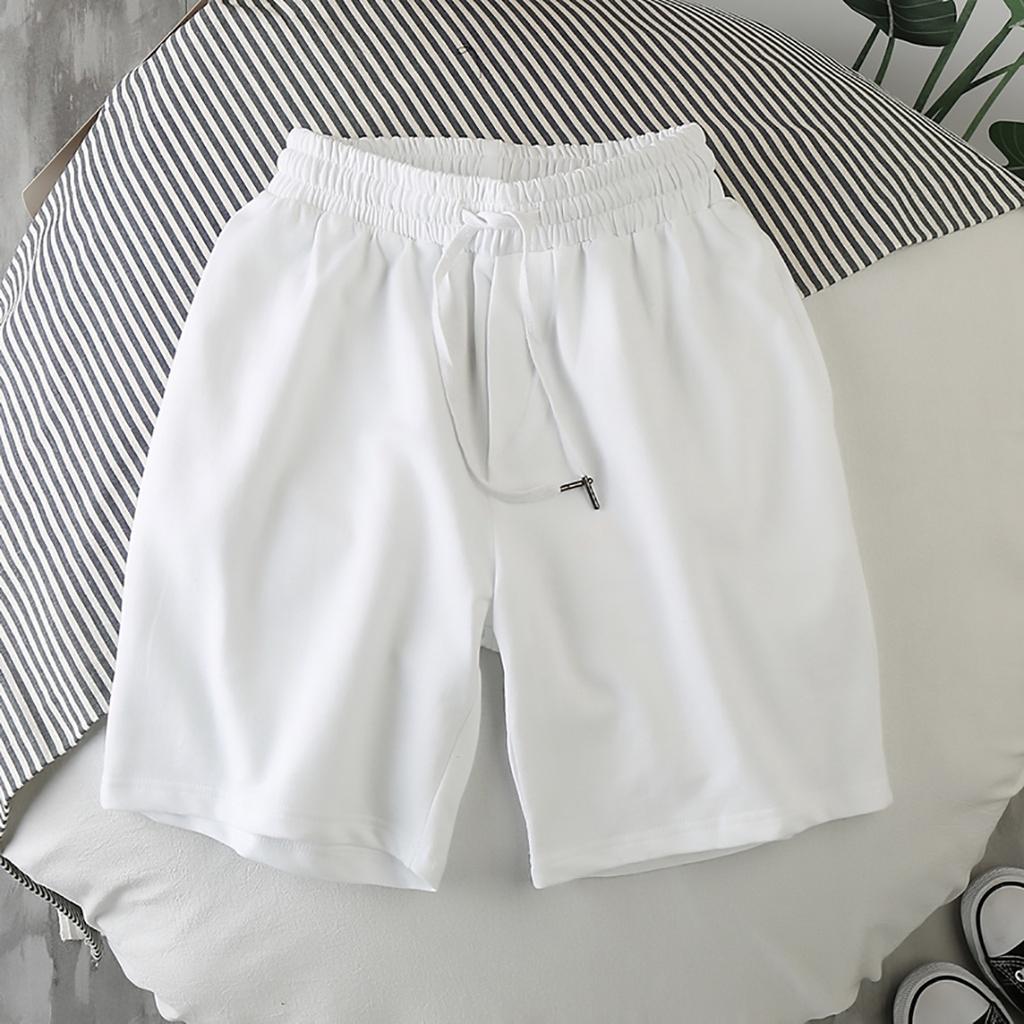 Quần short nam ống ngắn, có dây rút thắt lưng, chất vải thun cao cấp, thoáng mát, mềm mịn, chống nhăn - Mottolial