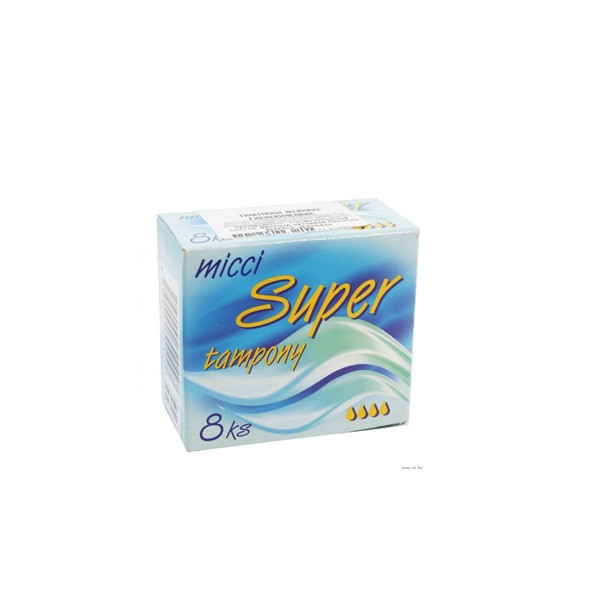 Băng  vệ sinh đặt trong Micci lady tampons supper ( 8 miếng/gói)