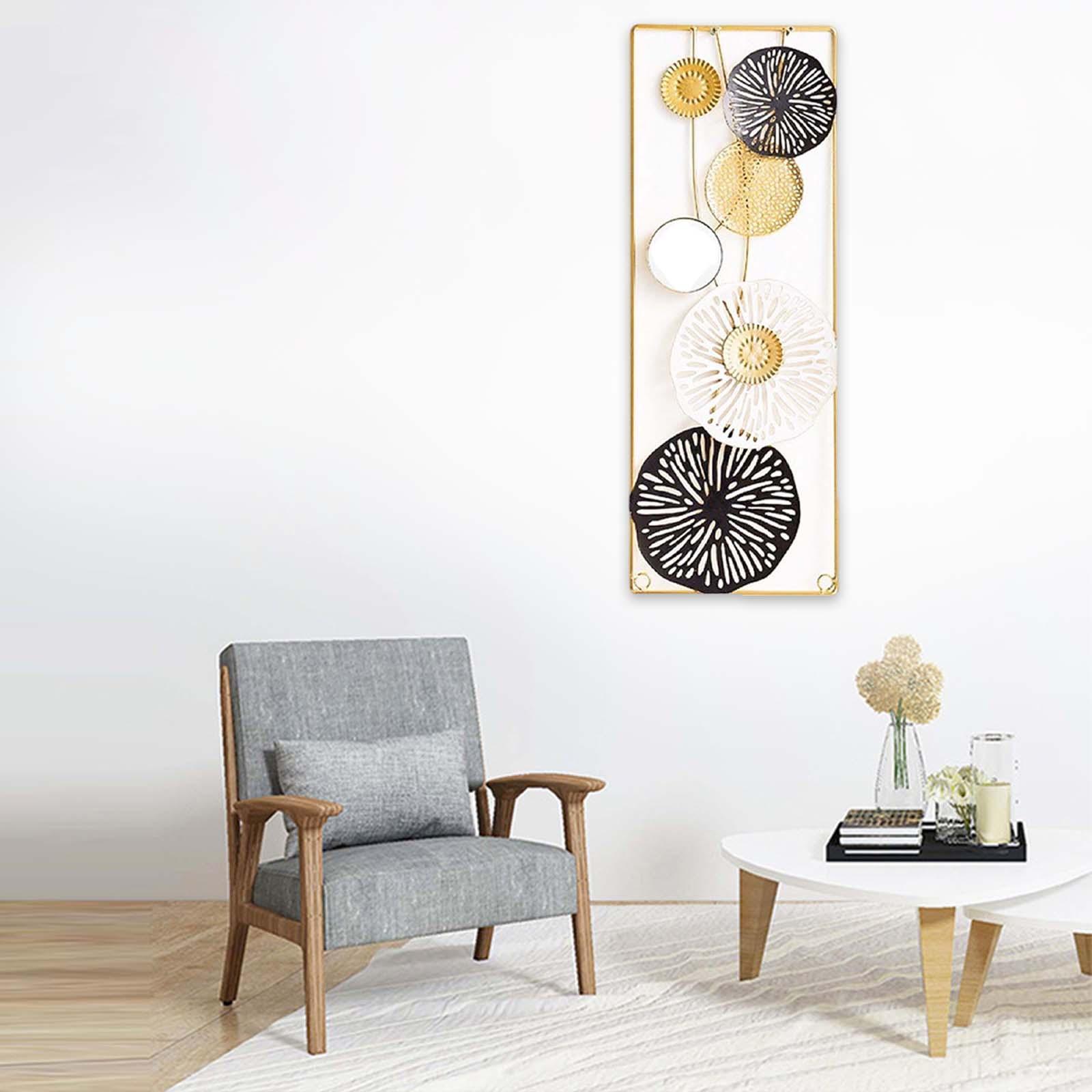 Wall Sculpture Art Wall Hanging Statue Collectible for Living Room Decor