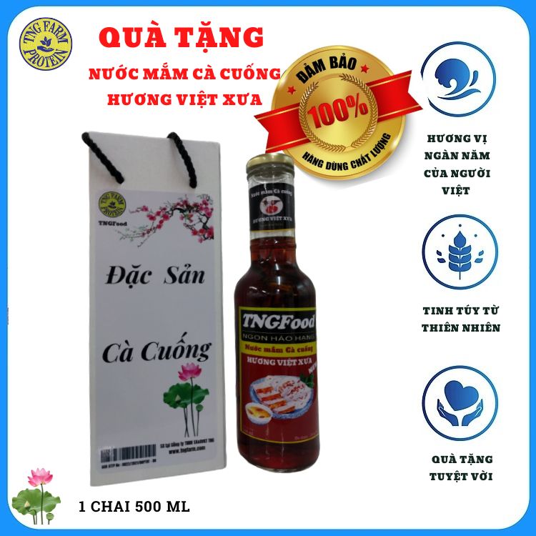 NƯỚC MẮM CÀ CUỐNG THƯỢNG HẠNG THƠM NGON. LOẠI HŨ 250 mL Mã SP : NM-250