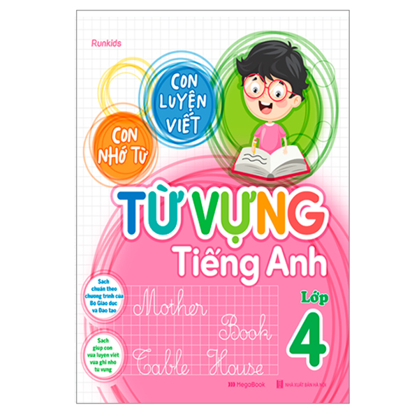 Combo Con Luyện Viết - Con Nhớ Từ - Từ Vựng Tiếng Anh (3 Cuốn)