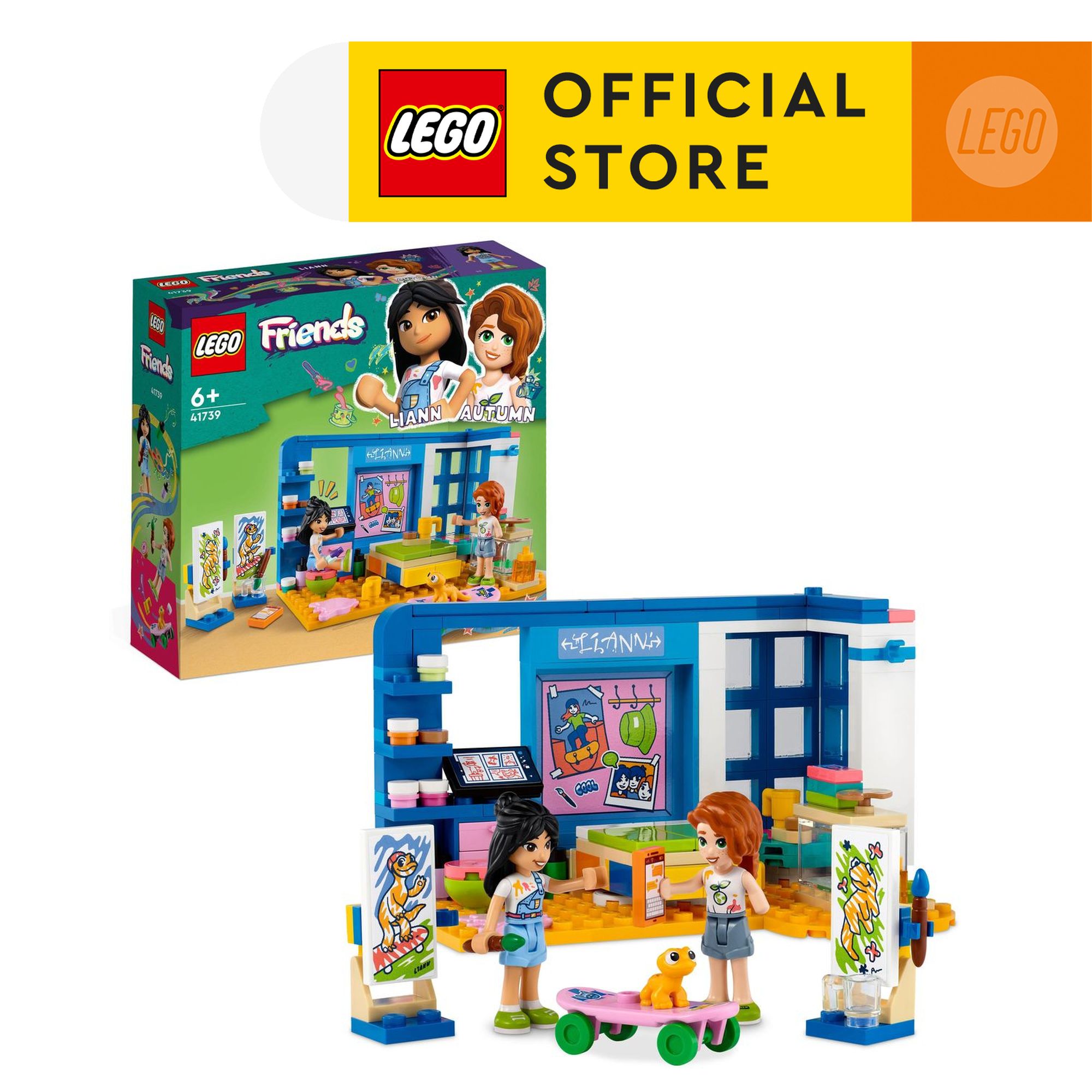 LEGO Friends 41739 Phòng Ngủ Của Liann (204 Chi Tiết)