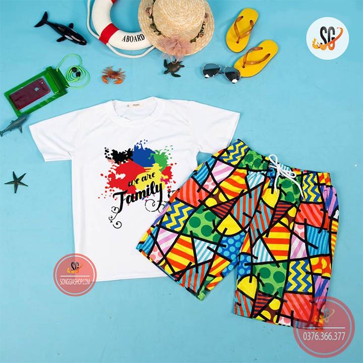 Bộ đồ gia đình ĐI BIỂN - ĐỦ SIZE áo quần