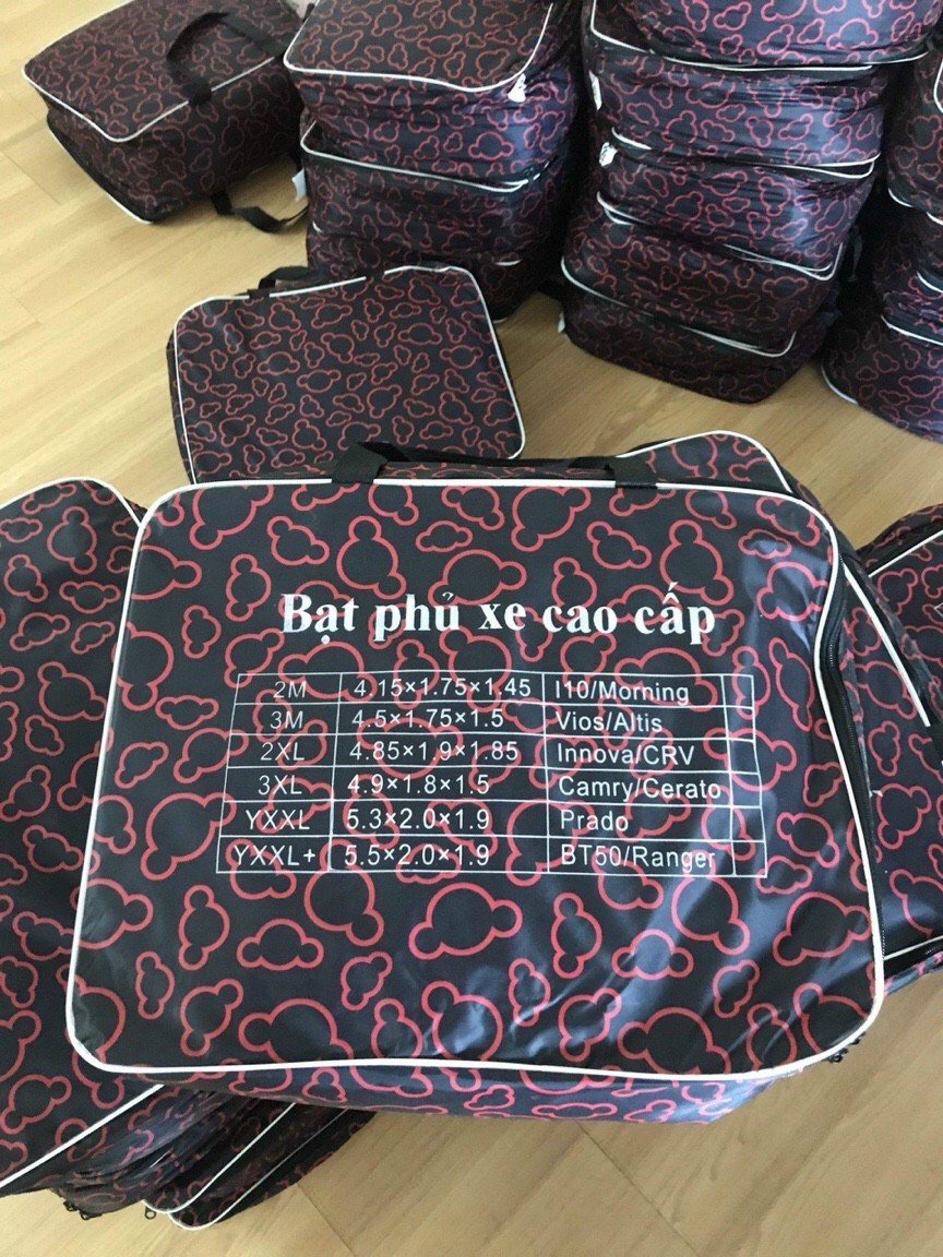 Bạt Trùm xe Ô tô Tráng nhôm cao cấp có khóa kéo cánh cửa phản quang chống nóng, chống cháy, chống nước