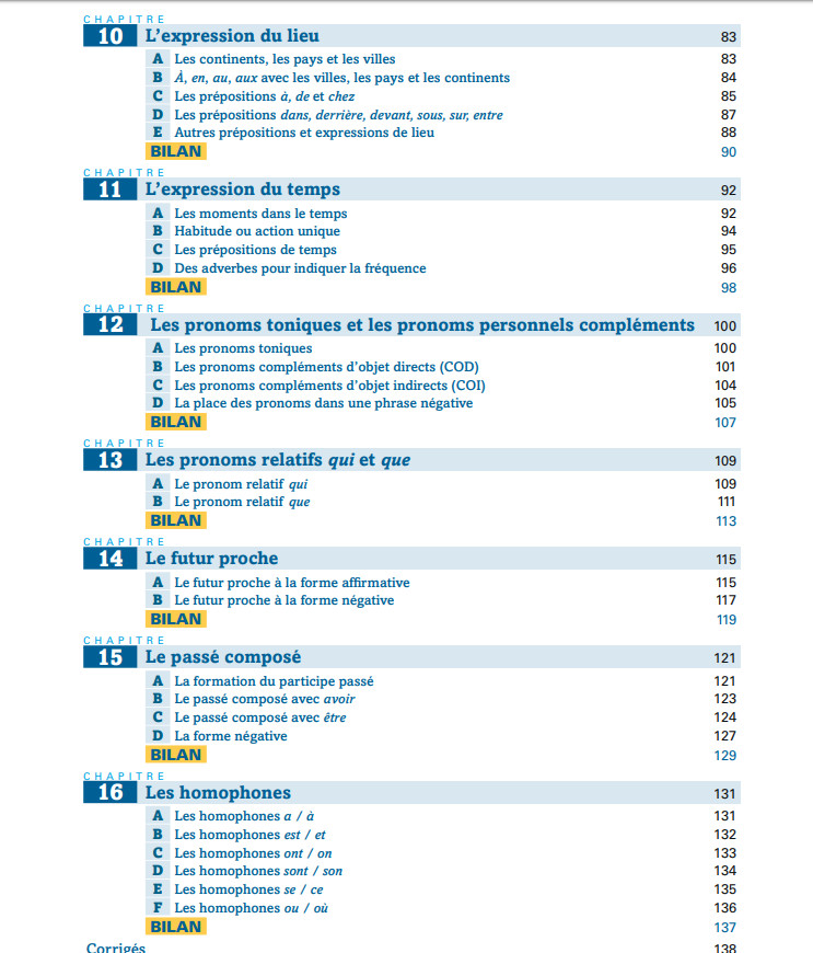 Sách học tiếng Pháp: En Contexte : Exercices de grammaire A1