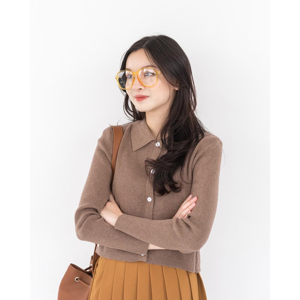 Áo Cardigan Nữ SSSTUTTER Knit Polo Sweater