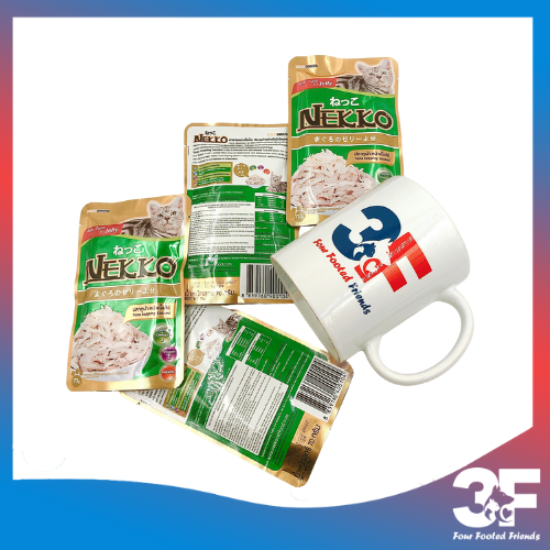 Pate Nekko Jelly Cho Mèo Trưởng Thành Từ 6 Tháng Tuổi Vị Cá Ngừ Và Gà Dạng Thạch Gói 70gr