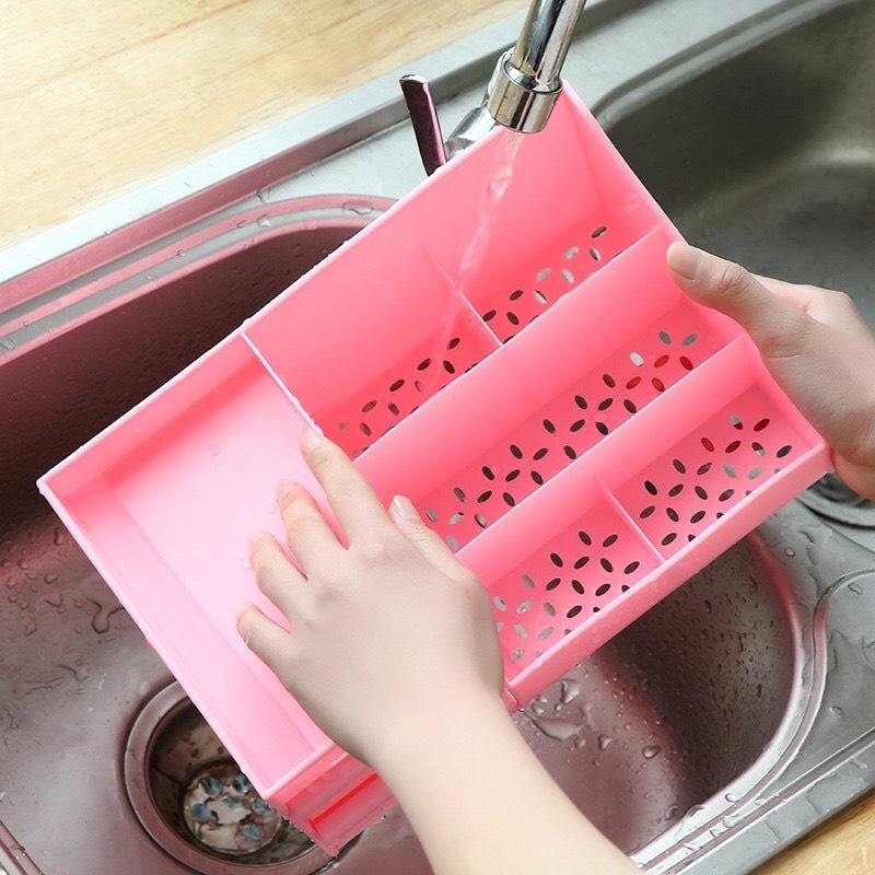Kệ để mỹ phẩm NHỰA cao cấp có NGĂN KÉO