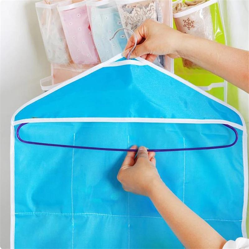 Túi Treo 16 Ngăn Đựng Vớ / Đồ Lót Tiện Lợi Gọn Gàng