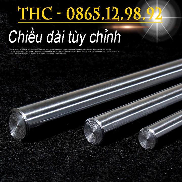 Thanh ray trượt tròn SC25 dài 1 mét đường kính 25mm