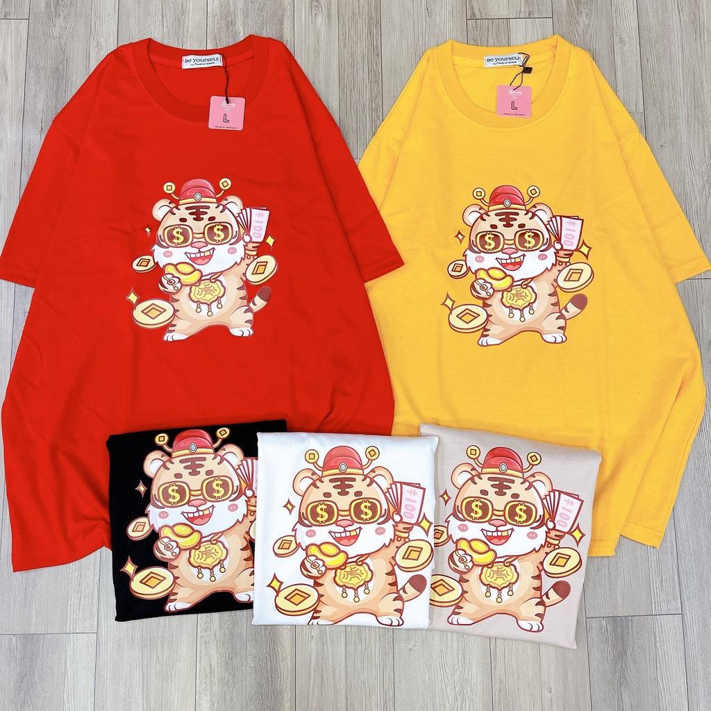 Áo Thun Tay Ngắn Unisex Đủ Size M L XL - TẾT NHÂM DẦN 2022