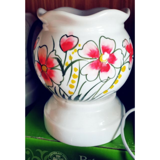 Đèn xông tinh dầu Gốm Sứ Bát Tràng Cỡ Lớn
