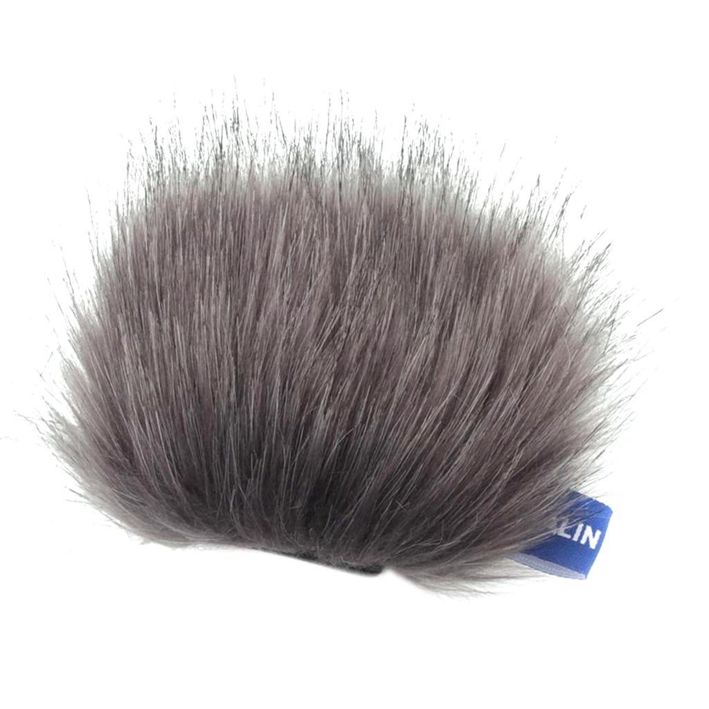 Outdoor Furry Mic Windscreen Wind Cover Microphone Muff for Tascam DR-22WL