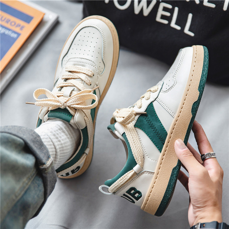 Giày Thể Thao Nam GEMI - Giày Sneaker Màu Xanh Lá - Xanh Lam, Trend 2022, Dễ phối đồ, Cổ Thấp - G5513