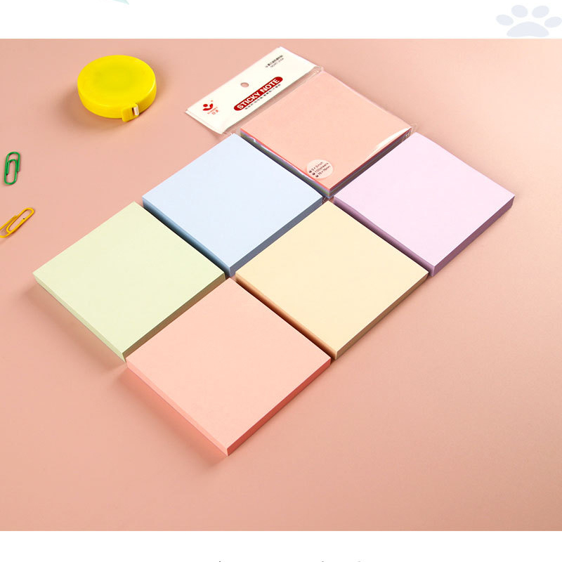 Giấy Note Ghi Chú Nhiều Màu, Set 100 Giấy Đánh Dấu Có Sẵn Keo - BEYOU