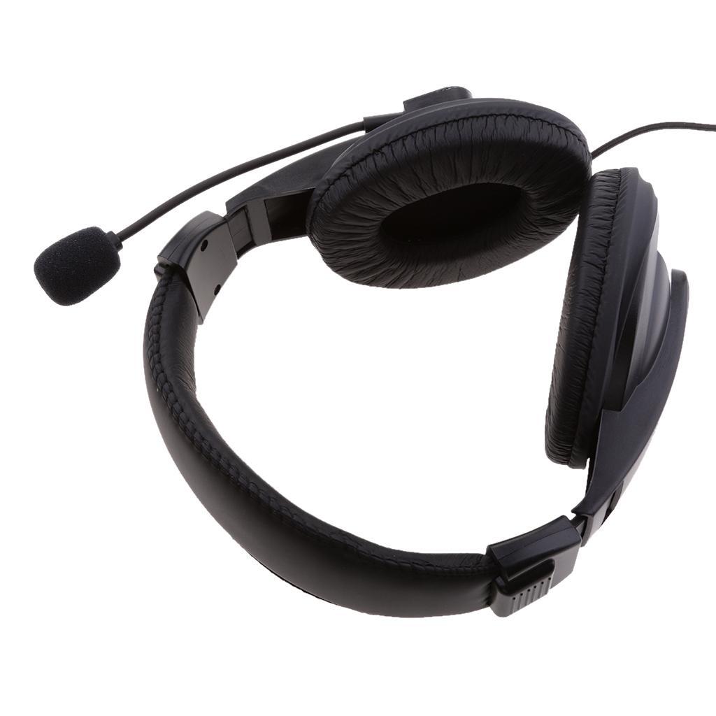 2 Pin Overhead Earpiece Headset with Mic PPT for 2 Way Radio Walkie Talkie