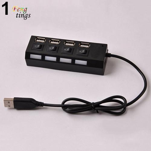 Bộ Chia 4 Cổng Usb 2.0 Có Công Tắc Đóng Mở Tiện Dụng
