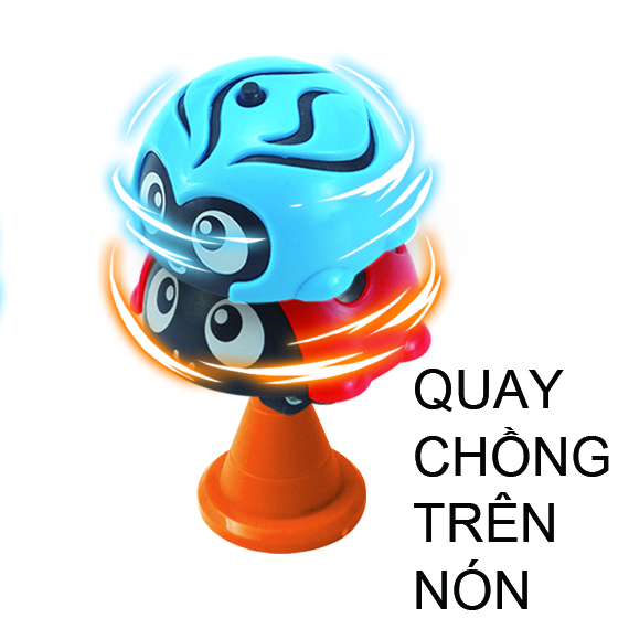 Bộ 4 con quay kỳ diệu Yuga Toys quái thú - Hàng chính hãng 