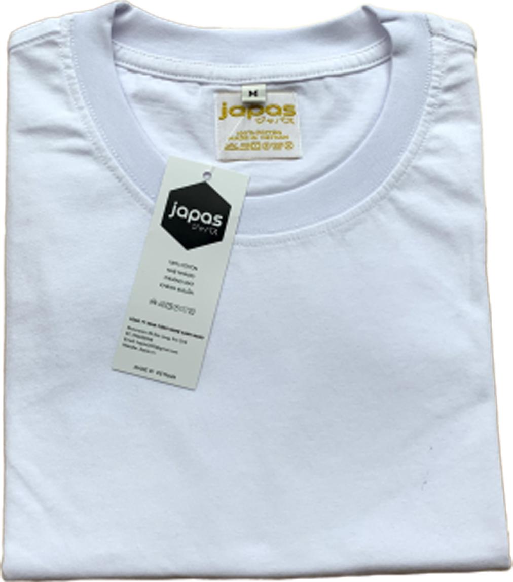Hình ảnh Áo Thun Nam Unisex thiết kế hình trơn 2 màu Đen / Trắng basic thương hiệu Japas Cotton Ai Cập 190gram, áo phông cổ tròn basic cộc tay thoáng mát, thấm hút mồ hôi - Hàng chính hãng Hình ảnh Áo Thun Nam Unisex thiết kế hình trơn 2 màu Đen / Trắng basic thương hiệu Japas Cotton Ai Cập 190gram, áo phông cổ tròn basic cộc tay thoáng mát, thấm hút mồ hôi - Hàng chính hãng
