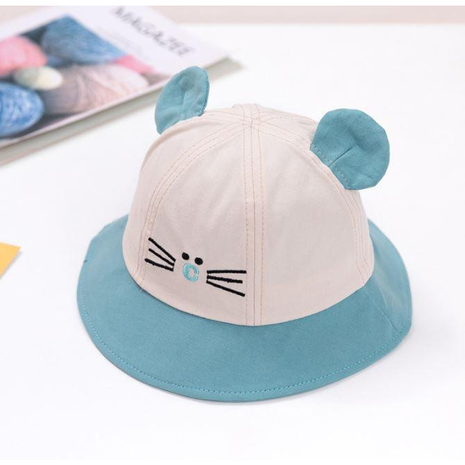 Nón Mũ Vành Hình Mèo Dễ Thương Dành Cho Bé