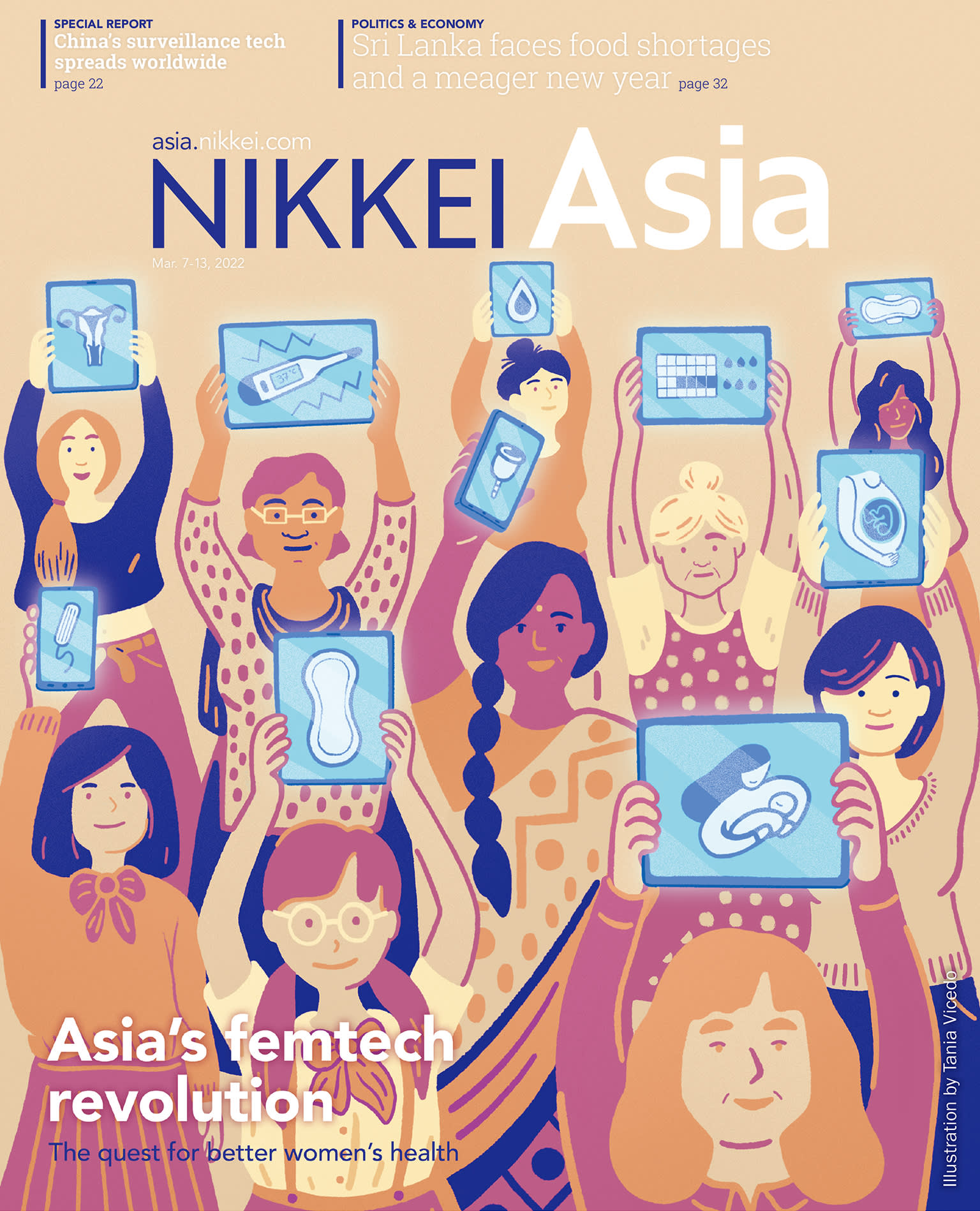 Nikkei Asian Review: Nikkei Asia - 2022: ASIA'S FEMTECH REVOLUTION - 10.22 tạp chí kinh tế nước ngoài, nhập khẩu từ Singapore