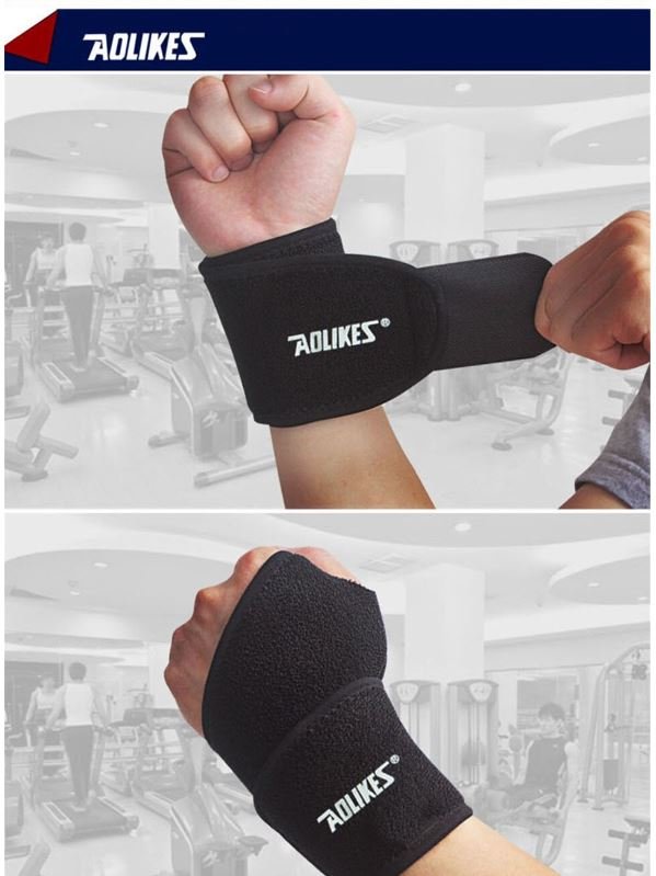 Quấn Nẹp Cổ Tay Bảo Vệ Hỗ Trợ Xương Ống Khớp Cổ Tay Khi Tập Gym, Chơi Thể Thao Pressure Adjustable Wrist Support A-7937 (2 chiếc)