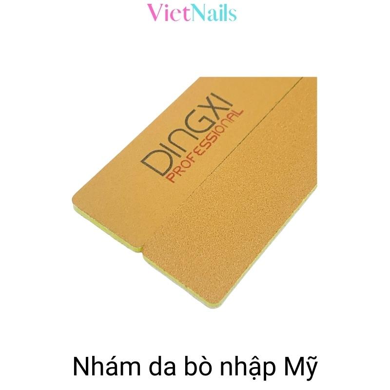 Dũa Móng Tay DINGXI Giấy Nhám Nhập Mỹ Kiểu Vuông Đại Bản Rộng 27mm Và Dũa Nail Loại Mỏng Bản 19mm