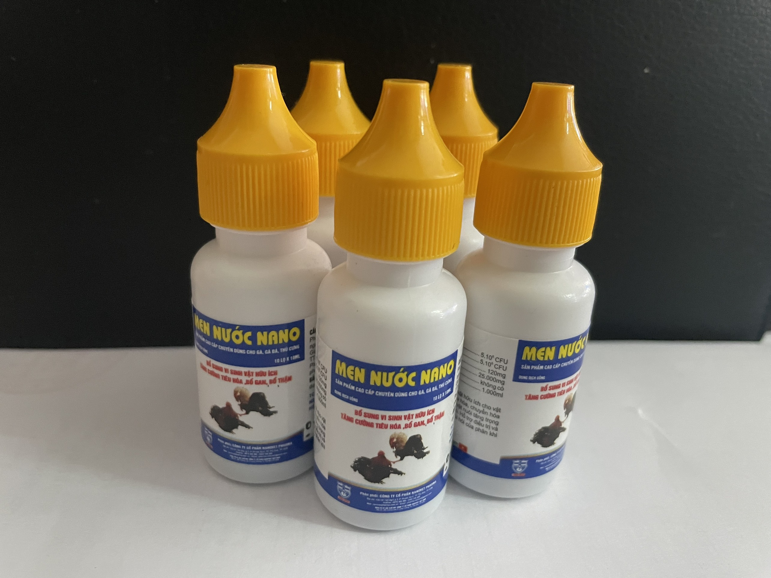 MEN NƯỚC NANO 10ML- CHUYÊN DÙNG CHO GÀ, GÀ ĐÁ, THÚ CƯNG