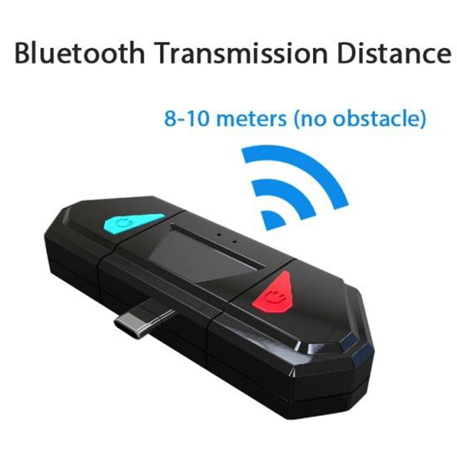 Bluetooth Adapter Audio Transmitter Individual Control for Nintendo Switch Lite