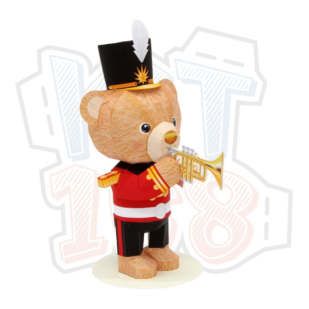 Mô hình giấy đồ chơi Mini Teddy Bear (Trumpet)