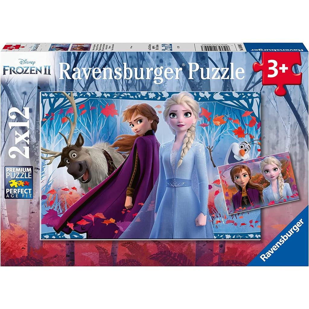 Xếp hình puzzle Frozen 2 2 bộ 12 mảnh RAVENSBURGER||Disney license RV050093