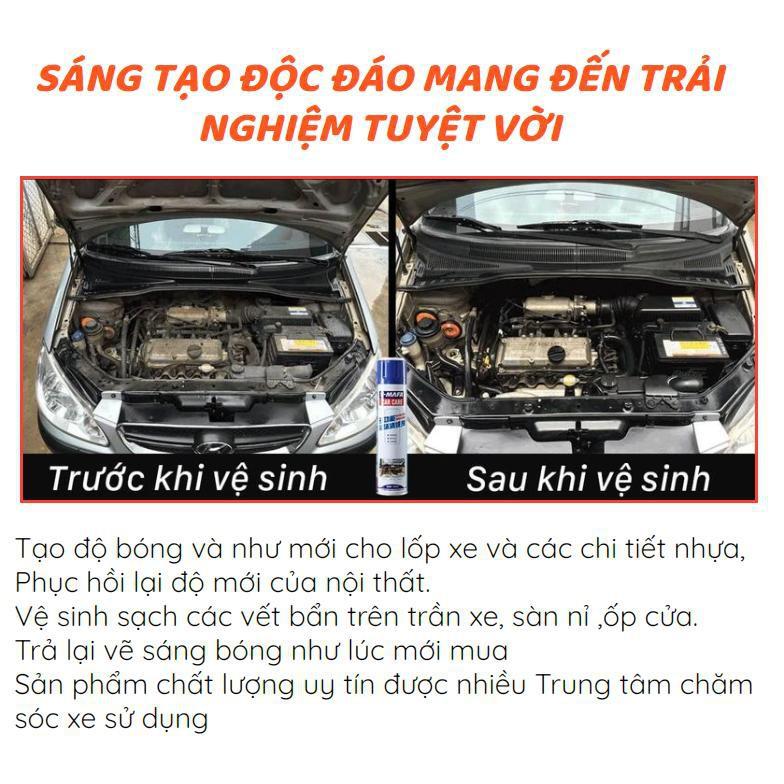 Khuyến mãi - DUNG DỊCH XỊT VỆ SINH NỘI THẤT XE LỐP XE