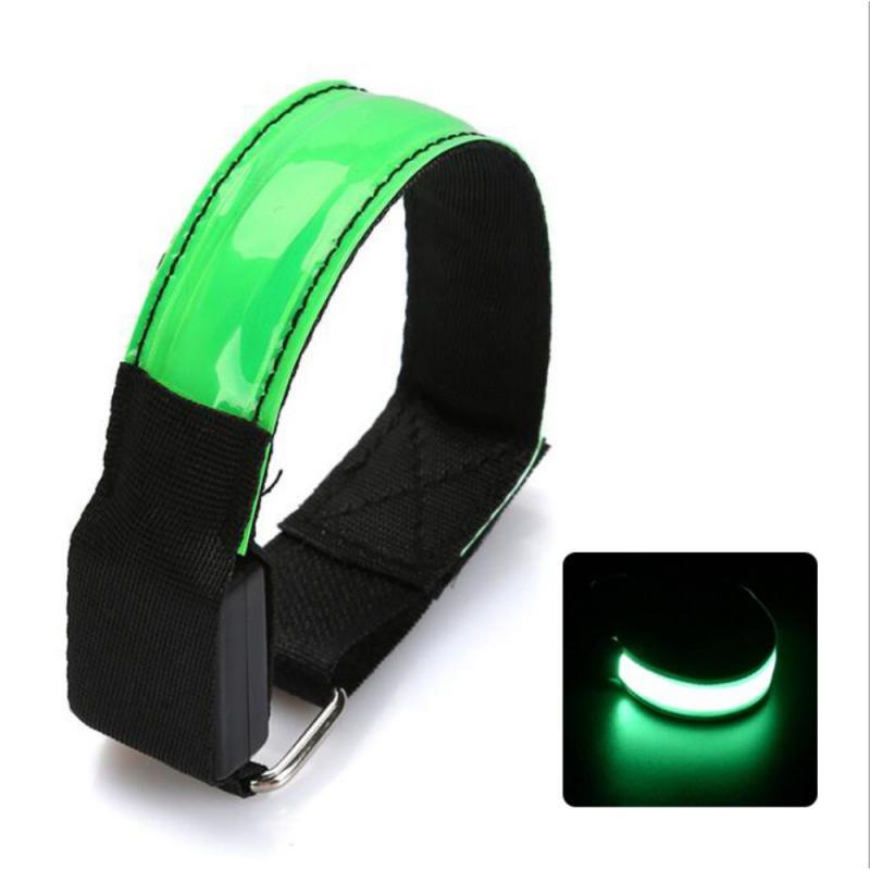 Outdoor LED Night Run Light Bracelet Safety Reflective Warning Light Armband Flashing Belt Reflective strip
