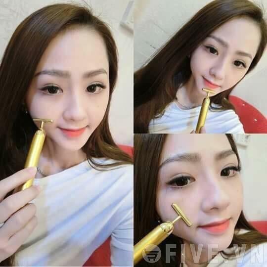 Máy massage rung đa vị trí Beauty Gold 24k Loại Tốt Nhất giảm căng thẳng cực nhanh chóng B08B76