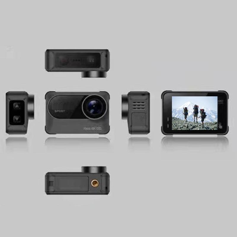 Camera hành động 4K 1080 HD Wifi Màn hình 2.0 inch 10M 150D Thân dưới nước Camera chống nước Mũ bảo hiểm Camera ghi hình
