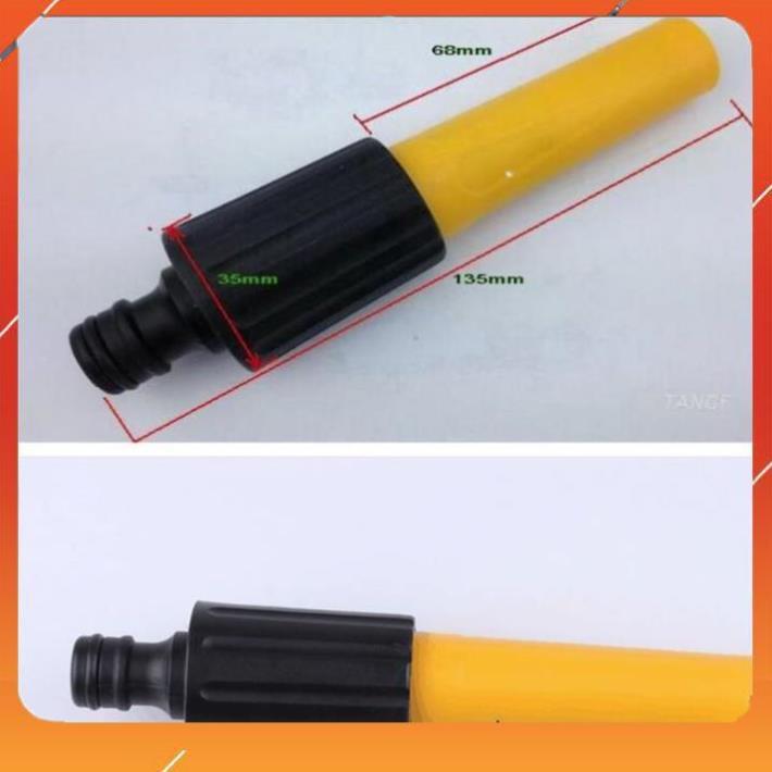 Vòi Xịt️Evoucher Bộ dây vòi xịt nước rửa xe, tưới cây , tăng áp 3 lần, loại 7m, 10m 206622-5 cút sập, + mở chai