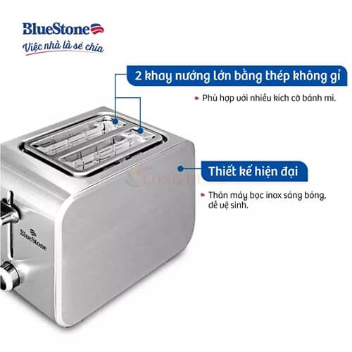 Máy nướng bánh mì Bluestone TTB-2535 - Hàng chính hãng