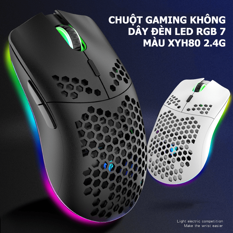 Chuột GAMING không dây 2.4GHz XYH80-HN